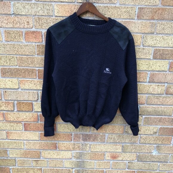 Vintage Burberrys 100% Pure New Wool Sweater Small - Picture 5 of 10